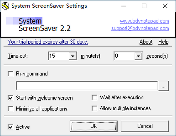 System ScreenSaver(系统屏幕保护程序) V2.4绿色版