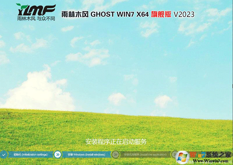 雨木风林GHOST WIN7 SP1 64位旗舰版纯净版系统盘V2023 