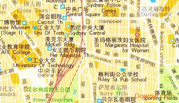 悉尼地图2023最新版