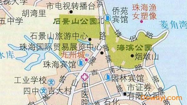 珠海市地图全图高清版