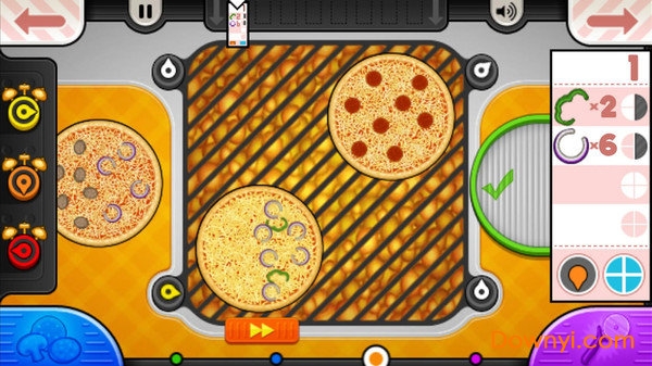 老爹披萨店HD自动切割