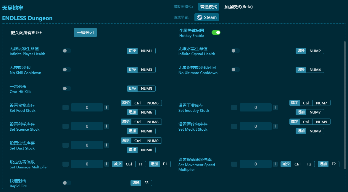 无尽地牢十四项修改器 v2024最新版