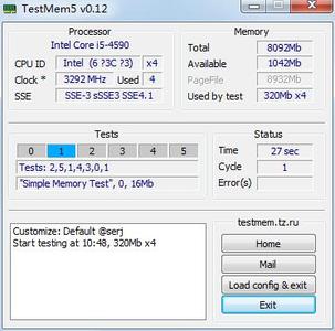 tm5内存测试软件(testmem5)
