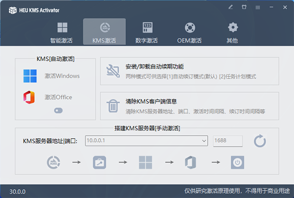 HEU KMS Activator （win10激活工具)v19.6.1 中文版