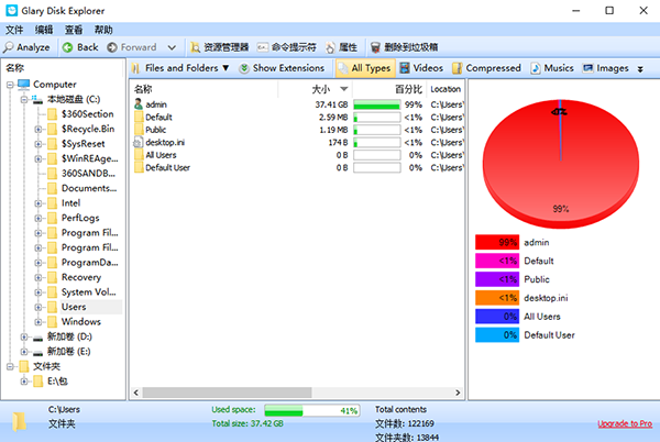 Glary Disk Explorer(磁盘管理器) v6.0.1.4官方正版