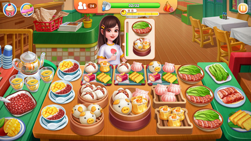 风味美食街游戏