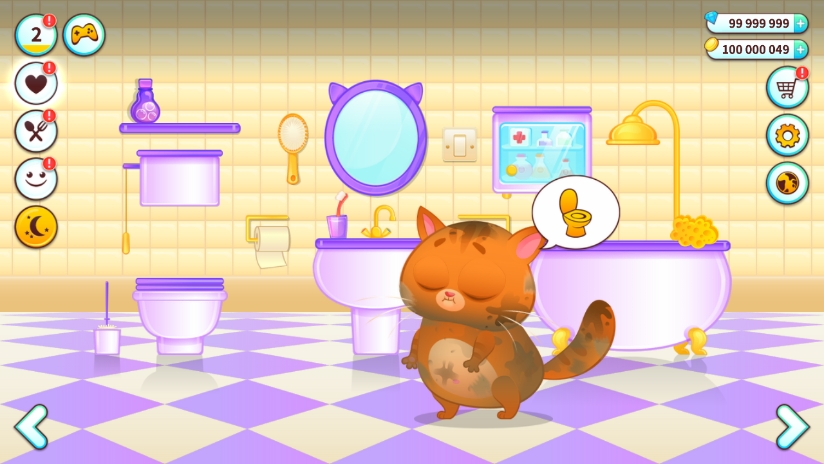 我的虚拟宠物猫游戏