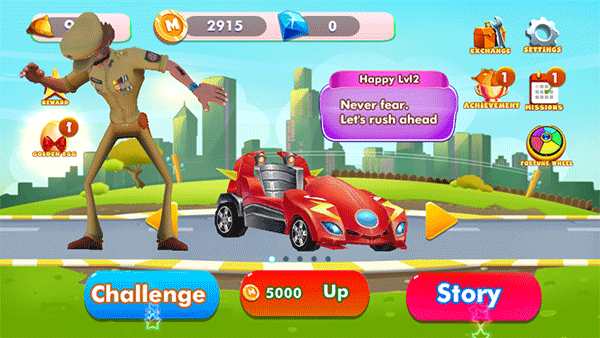 地铁急速卡丁车比赛(Little Car Singham Transform)