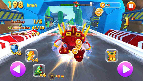 地铁急速卡丁车比赛(Little Car Singham Transform)