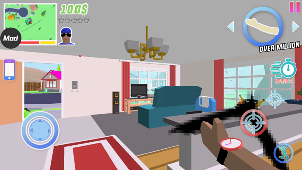 沙盒模拟器盗贼战争(Dude Theft Wars)