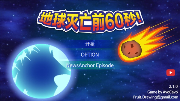 地球毁灭前60秒新闻主播篇