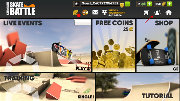 火柴人滑板对决