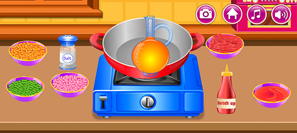 在厨房做饭游戏