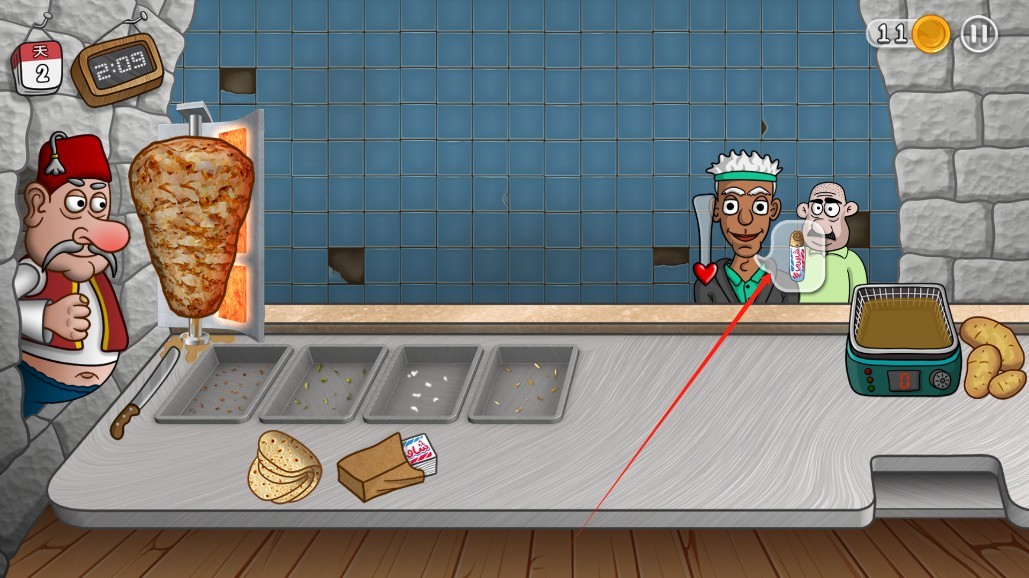 沙威玛卷饼无限金币版