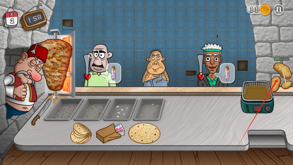 沙威玛卷饼无限金币版