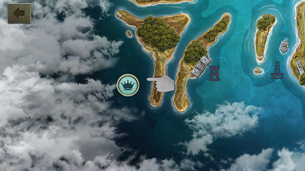 敌方水域潜艇与战舰