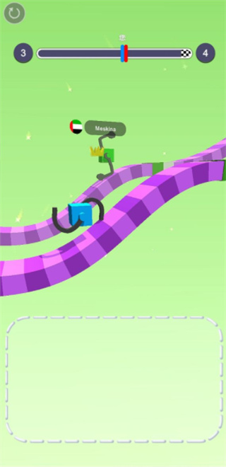 抖音画腿攀登小游戏