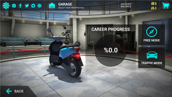 极限摩托车模拟器中文辅助菜单版