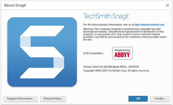 techsmith snagit 2022
