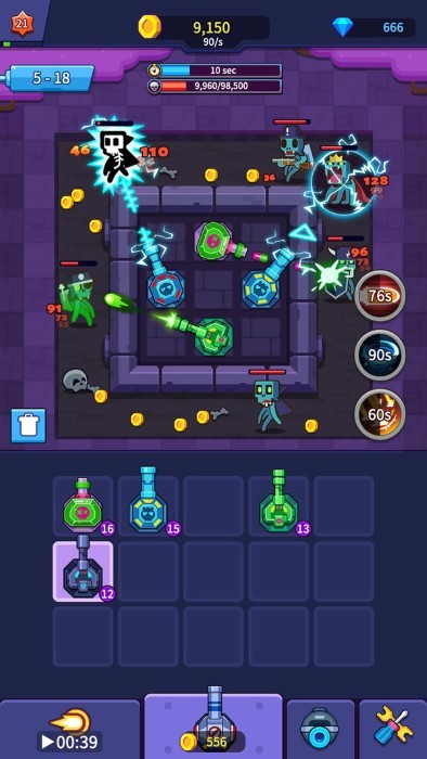 喷射炮塔手机无限版