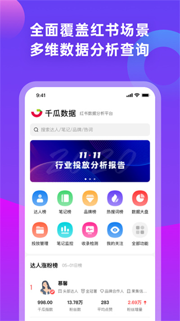 千瓜数据App