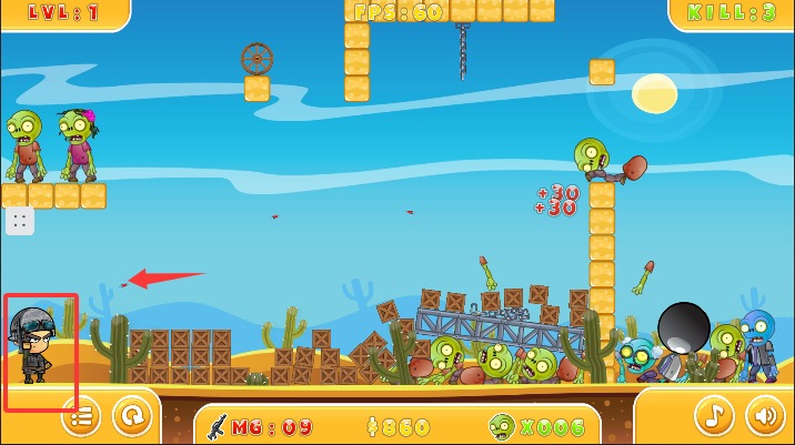 击倒僵尸官方版