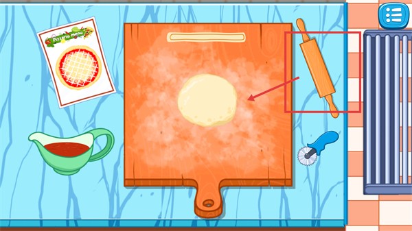 披萨师傅为孩子做饭