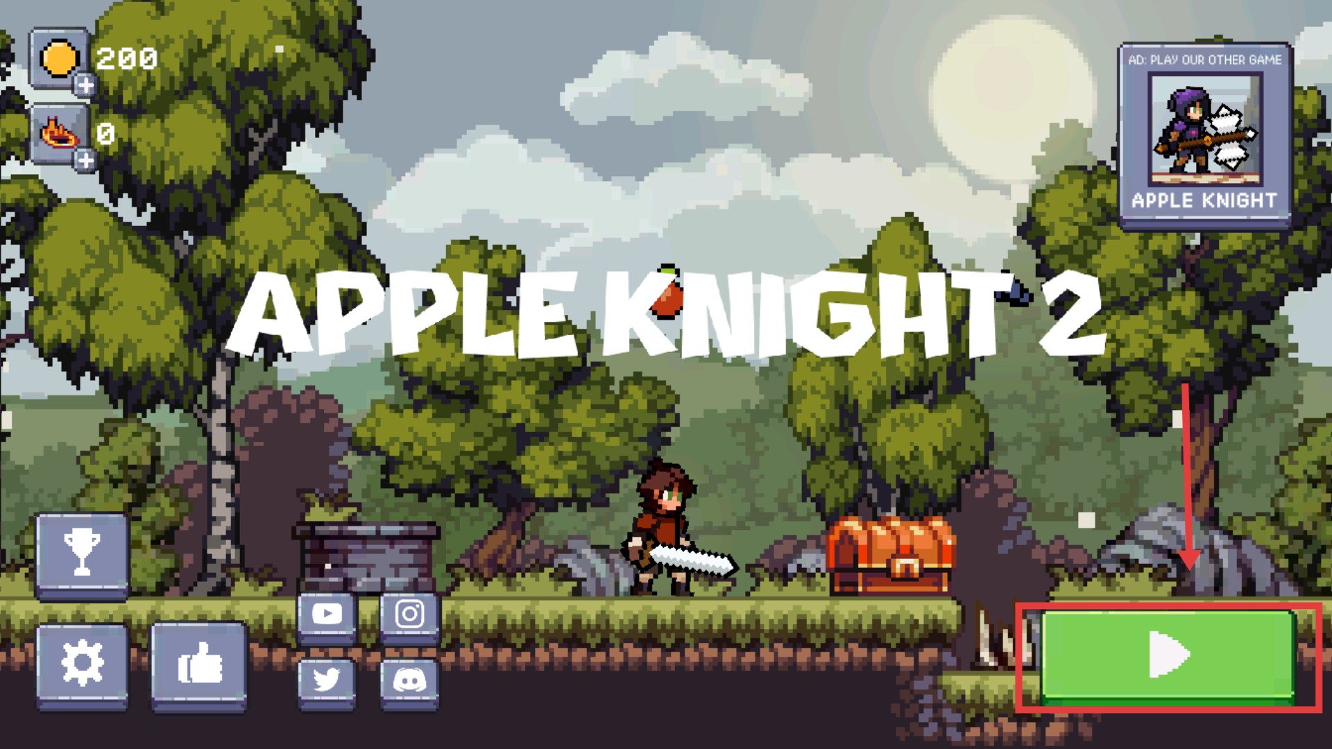 苹果骑士2内置菜单无敌版