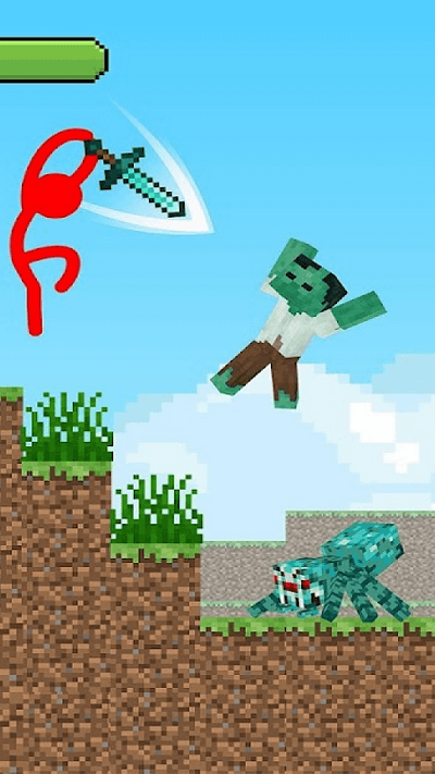 火柴人对决工艺冒险(Stick Craftman)汉化版