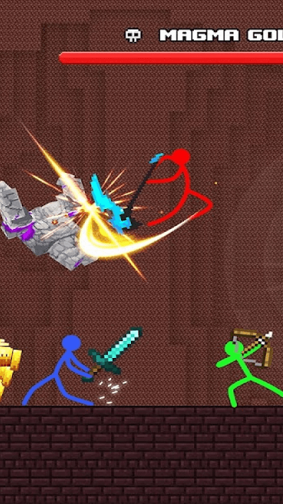 火柴人对决工艺冒险(Stick Craftman)汉化版