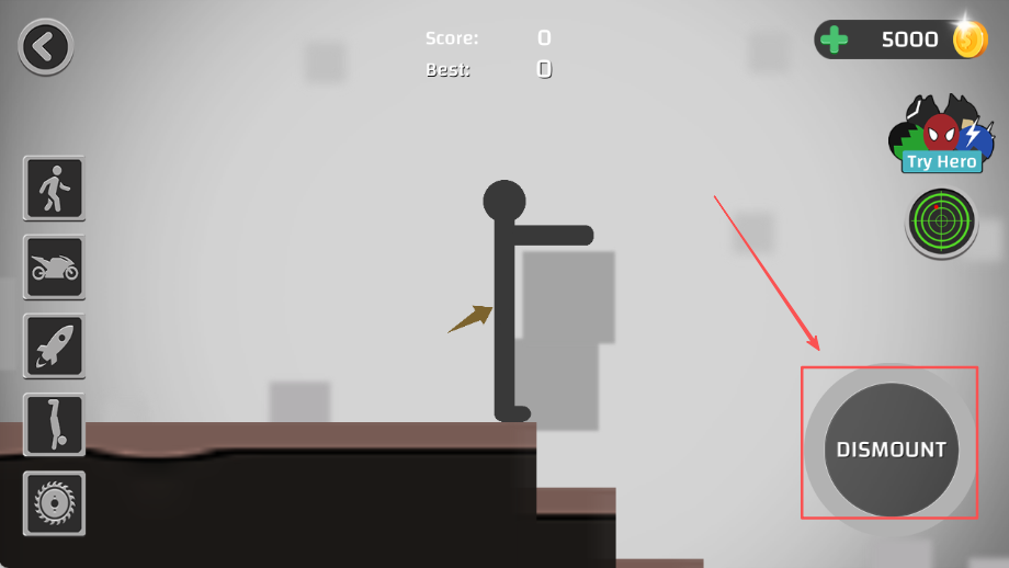 火柴人英雄飞跃(Ragdoll Hero Dismounting)中文版