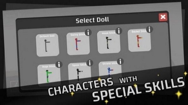 火柴人英雄飞跃(Ragdoll Hero Dismounting)中文版