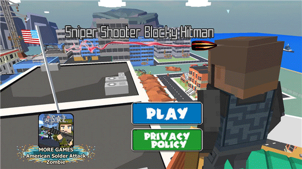 像素狙击手(Sniper Shooter Blocky Hitman)中文版