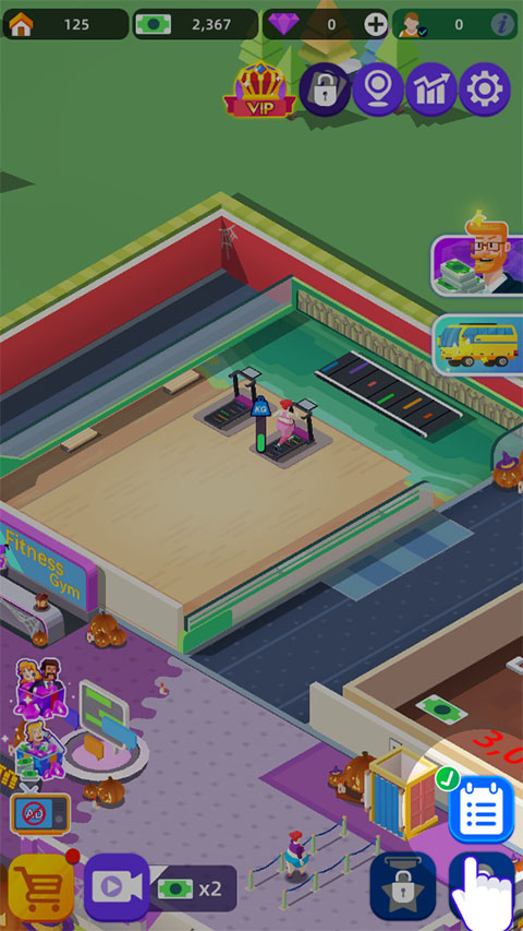 健身俱乐部大亨(Fitness Club Tycoon)汉化版