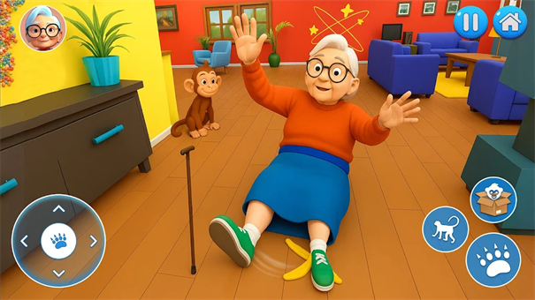 捣蛋猴VS怪奶奶