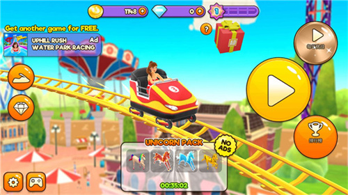 主题公园过山车(Thrill Rush)汉化版