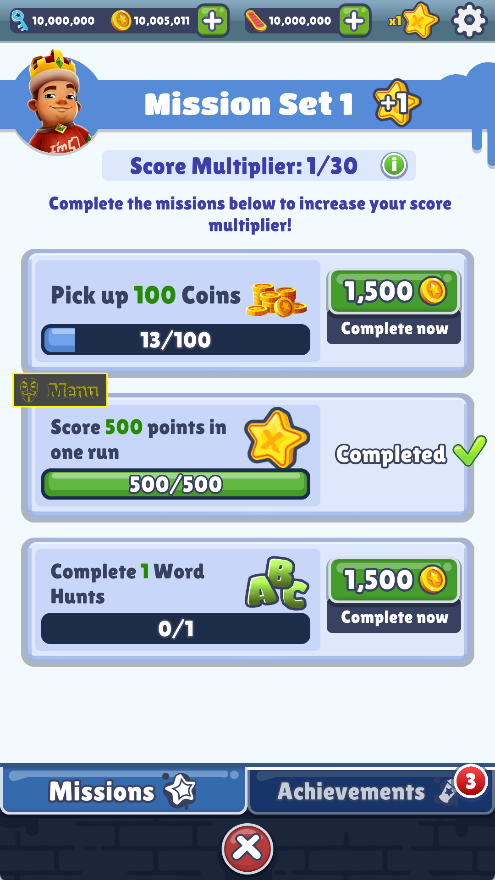 subwaysurf（地铁跑酷）