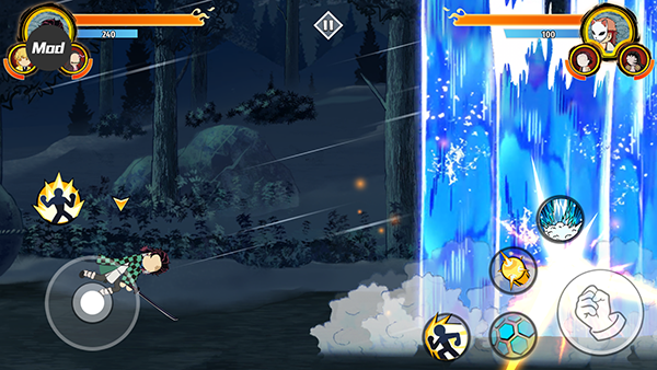 火柴人鬼灭之刃(Stickman Shadow Hunter Fight)中文版