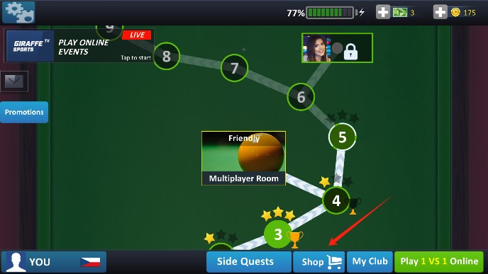 斯诺克之星内置菜单无限版