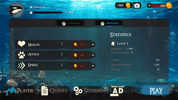 虎鲸模拟器(The Killer Whale)中文版