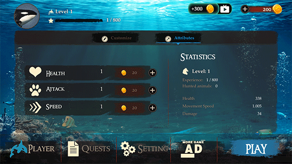 虎鲸模拟器(The Killer Whale)手游修改版