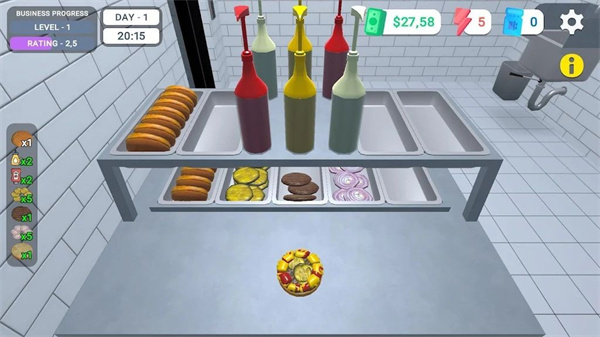我的汉堡店模拟器免费内购版