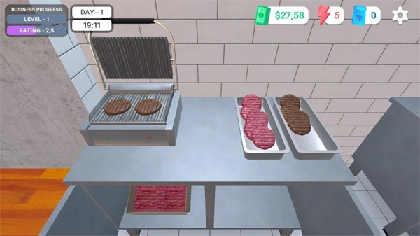 我的汉堡店模拟器免费内购版