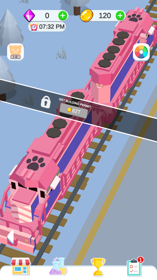 猫咪火车大亨（Cat Train Tycoon）内购版