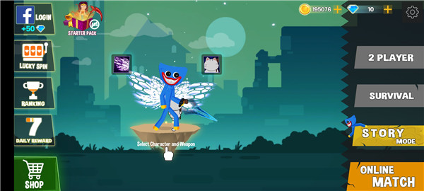 波比vs火柴人(Stickman Fighting Supreme)中文版