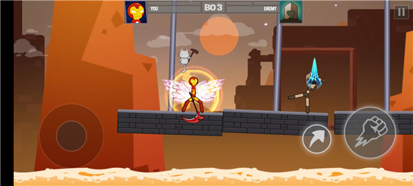 波比vs火柴人(Stickman Fighting Supreme)中文版