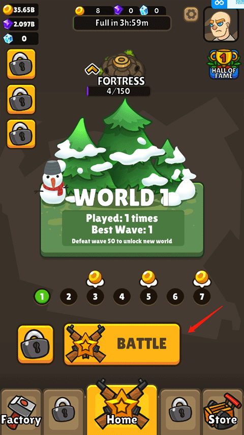 空闲炮塔防御(IdleFortressTowerDefense)中文版