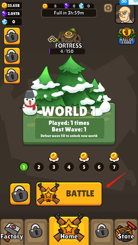 空闲炮塔防御(IdleFortressTowerDefense)中文版