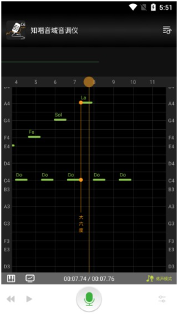 知唱音域音调仪