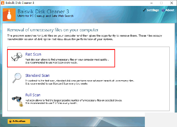 Baisvik Disk Cleaner